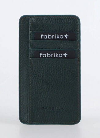 Fabrika Yeşil Kadın Kartlık Frk 528 Flt Deri Yeşil