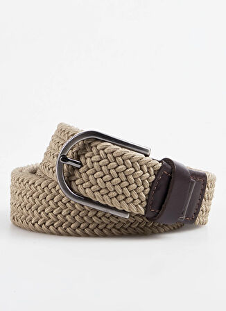 Fabrika Erkek Kemer Fbk 001 Lst örgü Kahve