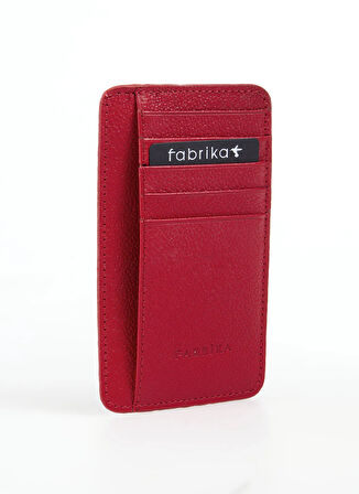 Kırmızı Kadın 7x13x2 cm Deri Kartlık Frk 528 Flt