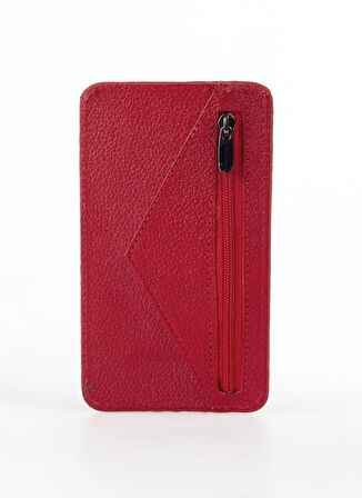 Kırmızı Kadın 7x13x2 cm Deri Kartlık Frk 528 Flt