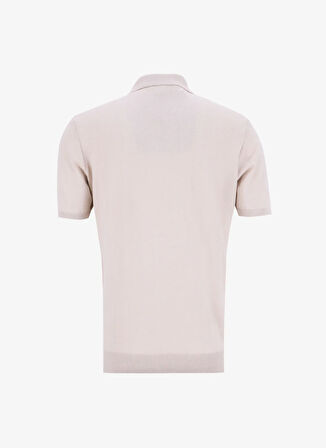 Fabrika Polo Yaka Basic Düz Taş Erkek Kazak F5SM-KZK 2091