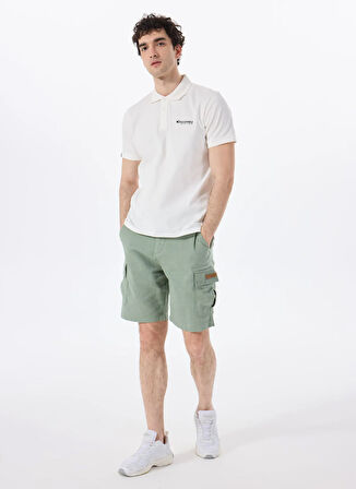 Discovery Expedition D5SM-SHT3827 Açık Haki Normal Bel Relaxed Düz Erkek Şort
