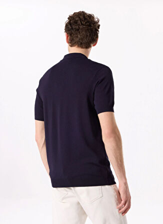 Fabrika Comfort Polo Yaka Regular Fit Çizgili Lacivert Erkek Kazak FC5SM-KZK 2762