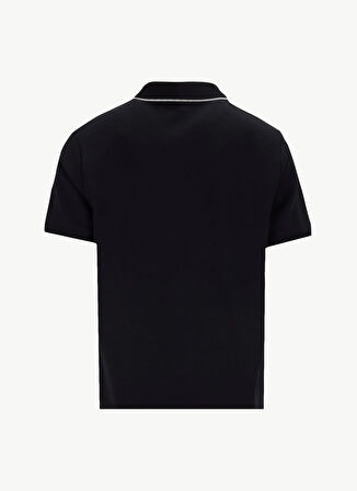 Fabrika Düz Siyah Erkek Polo T-Shirt F5SM-TST 2109
