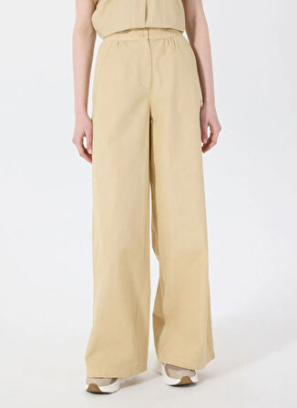 Discovery Expedition D5SL-PNT3625 Bej Relaxed Düz Kadın Pantolon