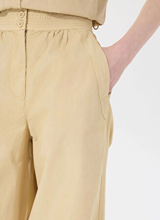 Discovery Expedition D5SL-PNT3625 Bej Relaxed Düz Kadın Pantolon