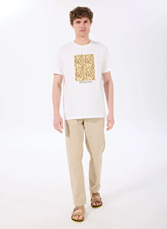 Discovery Expedition D5SM-PNT3785 Bej Düz Paça Standart Düz Erkek Outdoor Pantolonu