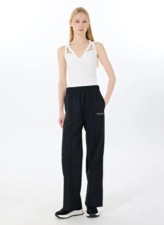 Discovery Expedition D5SL-EA3547 Siyah Relaxed Düz Kadın Eşofman Altı