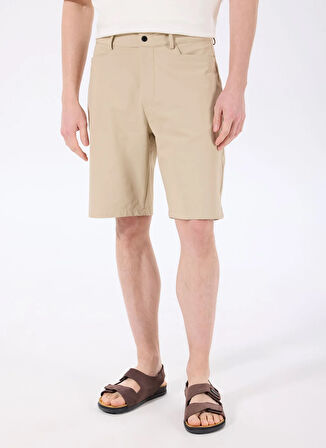 Discovery Expedition D5SM-SHT3989 Bej Normal Bel Relaxed Düz Erkek Şort