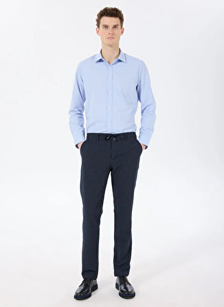 People By Fabrika Normal Bel Normal Paça Lacivert Erkek Chino Pantolon PBF5SM-PNT 5019