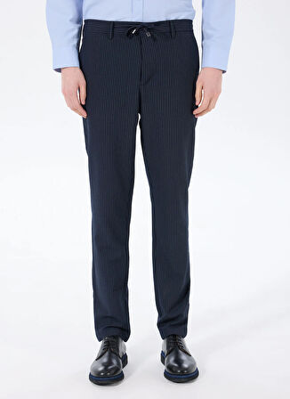 People By Fabrika Normal Bel Normal Paça Lacivert Erkek Chino Pantolon PBF5SM-PNT 5019