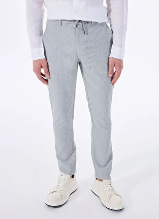 People By Fabrika Normal Bel Normal Paça Gri Erkek Chino Pantolon PBF5SM-PNT 5019