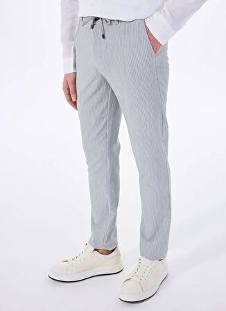 People By Fabrika Normal Bel Normal Paça Gri Erkek Chino Pantolon PBF5SM-PNT 5019