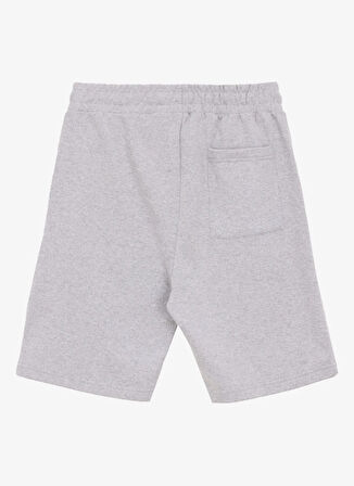 Gri Erkek Basic Düz Sweat Şort MML5SM-SHT 9531