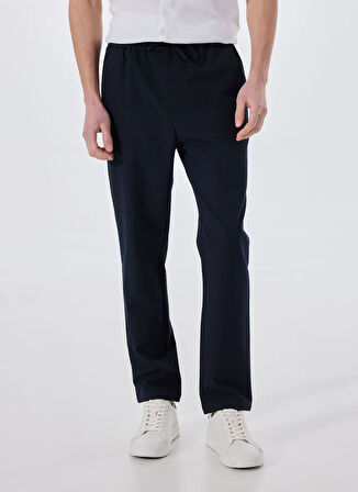 Limon Bağlamalı Bel Normal Paça Lacivert Erkek Chino Pantolon MML5SM-PNT 9535