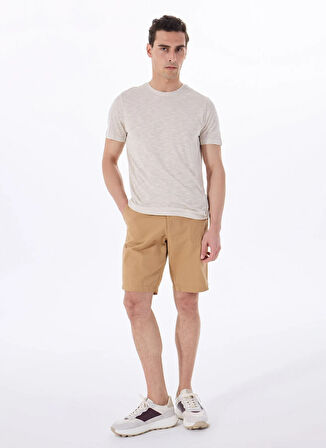 Vizon Erkek Bisiklet Yaka Basic Fit Flamlı T-Shirt F5SM-TST 2730