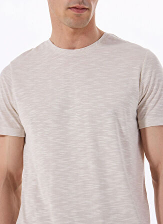 Vizon Erkek Bisiklet Yaka Basic Fit Flamlı T-Shirt F5SM-TST 2730