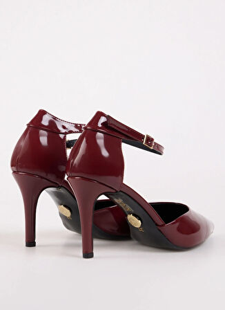 Fabrika Bordo Kadın Topuklu Ayakkabı ALASTAR