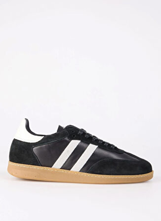 Siyah Erkek Süet + Deri Sneaker BROCK