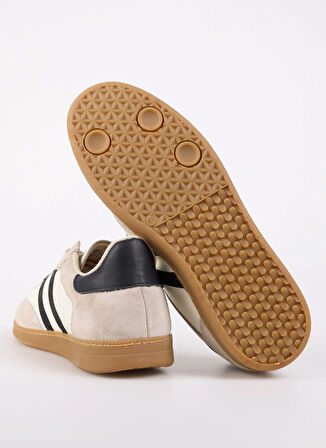 Beyaz Erkek Süet + Deri Sneaker BROCK