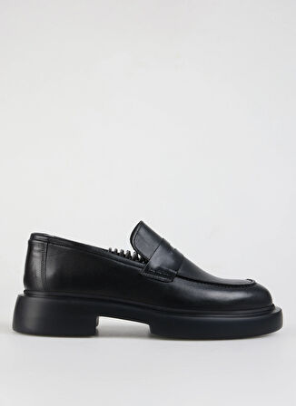 Fabrika Deri Siyah Erkek Klasik Ayakkabı RAFA-BURGESS