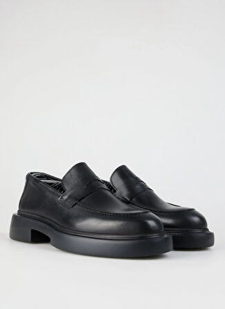 Fabrika Deri Siyah Erkek Klasik Ayakkabı RAFA-BURGESS