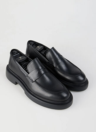 Fabrika Deri Siyah Erkek Klasik Ayakkabı RAFA-BURGESS