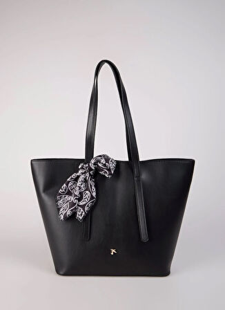 Siyah Kadın 40x28x14 cm Tote Çanta HANNAH-AILANI