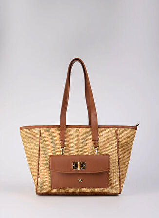 Taba Kadın 44x26x13 cm Omuz Çantası BECKY-BONNIE