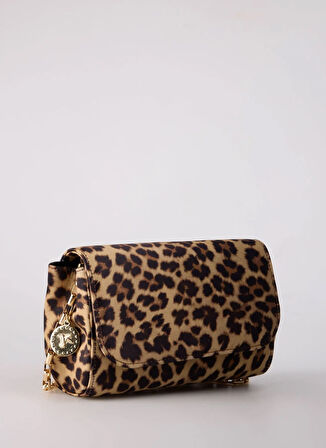 Kahve Kadın 22x13x7 cm Çapraz Çanta NAYA-LEOPAR
