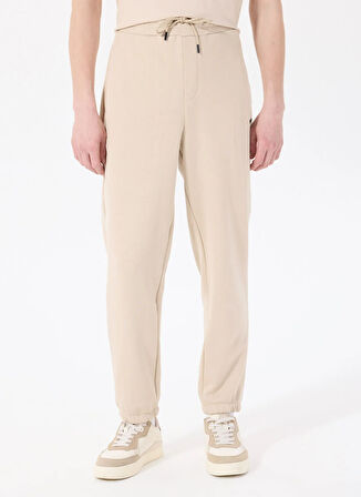 Mustang Relaxed Bej Erkek Eşofman Altı M5SM-EA1152