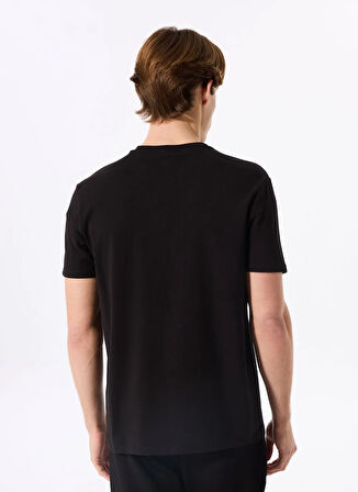 Siyah Erkek Relaxed Baskılı T-Shirt D5SM-TST3774