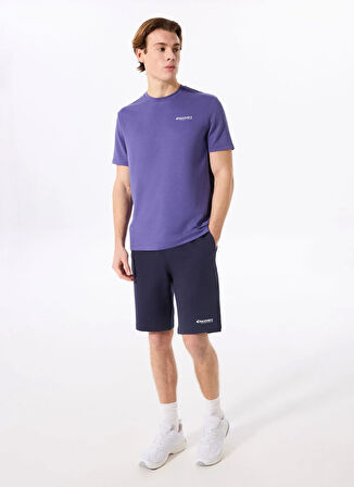 Mor Erkek Bisiklet Yaka Relaxed T-Shirt D5SM-TST3783