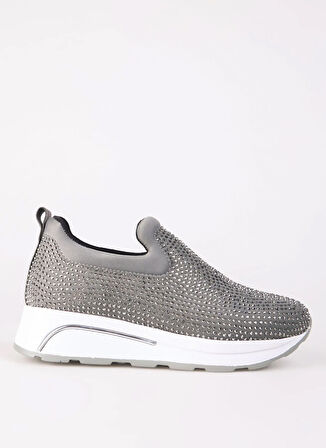 Cotton Bar Gri Kadın Sneaker MEAVE