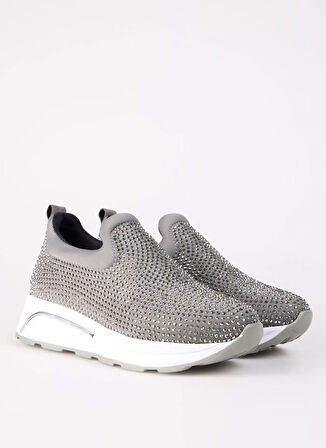Cotton Bar Gri Kadın Sneaker MEAVE