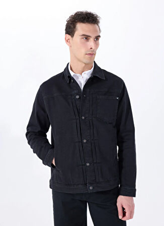 Mustang Siyah Erkek Denim Ceket M5SM-CKT1023