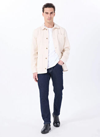 Mustang Standart Ekru Erkek Ceket M5SM-CKT1880