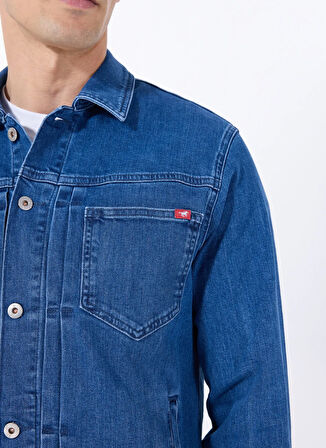 Mustang Mavi Erkek Denim Ceket M5SM-CKT1023