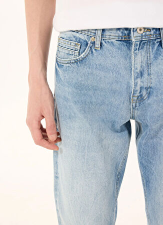 Mustang Orta Bel Slim Fit Açık Mavi Erkek Denim Pantolon VEGAS SLIM - 1209