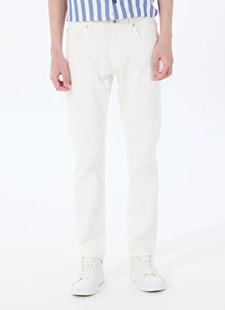 Mustang Orta Bel Straight Beyaz Erkek Denim Pantolon WASHINGTON STRAIGHT-78