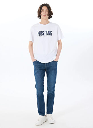 Mustang Orta Bel Tapered Fit İndigo Erkek Denim Pantolon TOLEDO TAPERED -1014