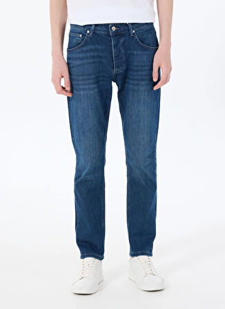 Mustang Orta Bel Tapered Fit İndigo Erkek Denim Pantolon TOLEDO TAPERED -1014