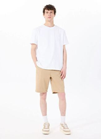 Mustang Chino Şort, M, Deve Tüyü