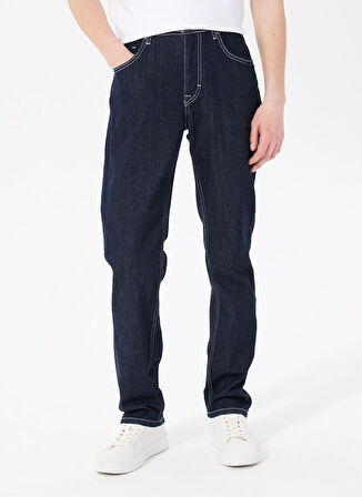 Mustang Orta Bel Straight Lacivert Erkek Denim Pantolon WASHINGTON STRAIGHT-73
