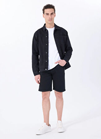 Mustang Denim Şort, 30, Siyah