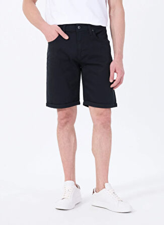 Mustang Denim Şort, 30, Siyah