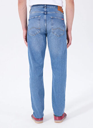 Mustang Orta Bel Slim Fit İndigo Erkek Denim Pantolon MICHIGAN SLIM - 1174