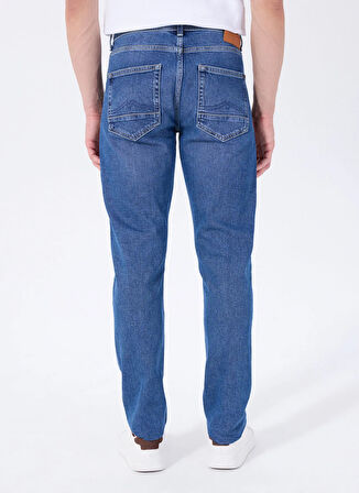 Mustang Orta Bel Slim Fit Lacivert Erkek Denim Pantolon VEGAS SLIM - 1175
