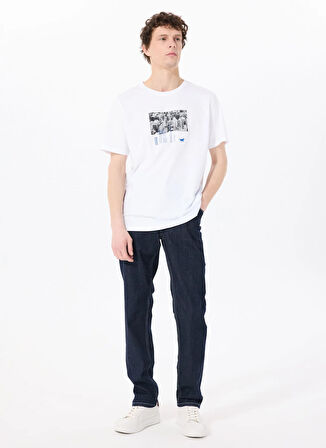 Mustang Orta Bel Straight Lacivert Erkek Denim Pantolon WASHINGTON STRAIGHT-73