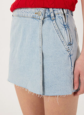 Mavi Kadın Yıkamalı Şort M5SL-SRT1114